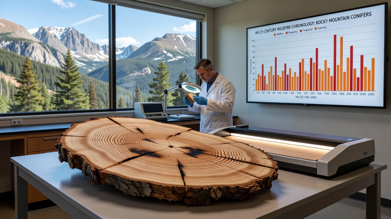 Growth ring sequences in high-altitude conifers as indicators for reconstructing multi-century wildfire chronologies across the Rockies